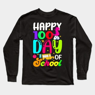 100th Day of School  100 Days of School Teacher Long Sleeve T-Shirt